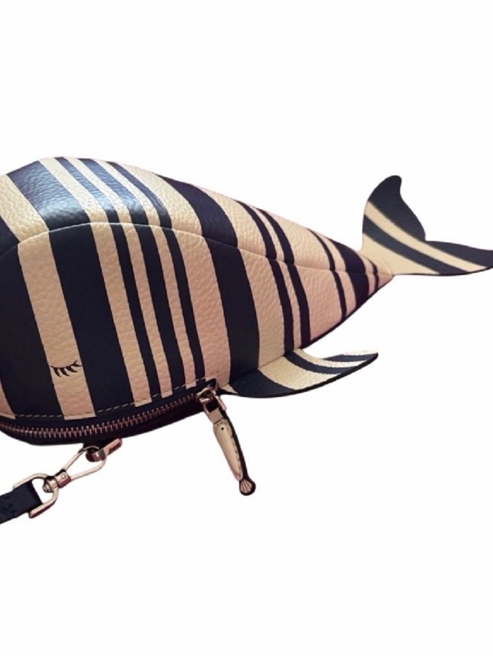 Kate Spade New York 3D Whale Novelty Crossbody Bag Navy Cream Rare